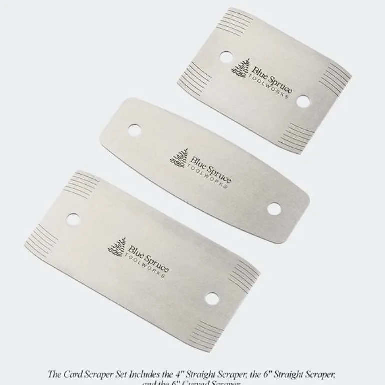 Blue Spruce Card Scraper Set