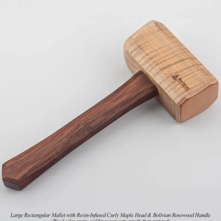 Blue Spruce Rectangular Mallet