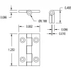 Brusso Brass Butt Hinge CB-302