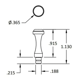 Brusso Brass Hook MC-437