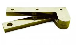Brusso Brass Offset Pivot Hinge L-97
