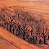 Five Crows - Greetings Card