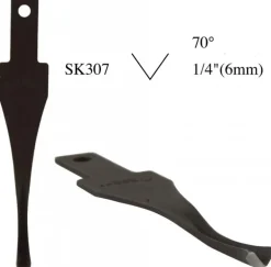 Flexcut 70-degree Interchangeable V-Tools (70°)