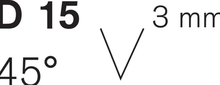 Pfeil Medium Sized Tools - V Tools
