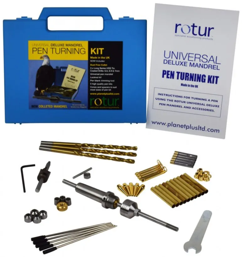 Rotur Deluxe Colleted Pen Turning Kit