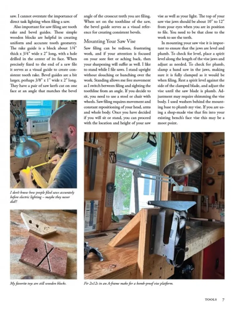 Set & File: A Practical Guide to Saw Sharpening