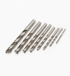 Veritas HSS Lipped Metric Brad-Point Drills